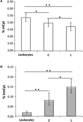 DNA Methylation and Hydroxymethylation in Primary Colon Cancer and Synchronous Hepatic Metastasis